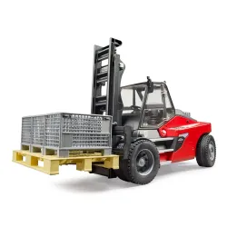 Žaislinis BRUDER krautuvas Linde HT160S su padėklu 02513