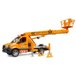 Žaislinis BRUDER MB Sprinter keltuvas su šviesos ir garso signalais 02679