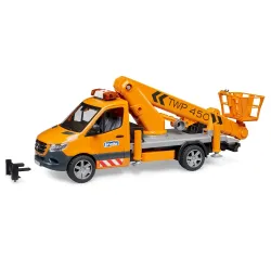 Žaislinis BRUDER MB Sprinter keltuvas su šviesos ir garso signalais 02679