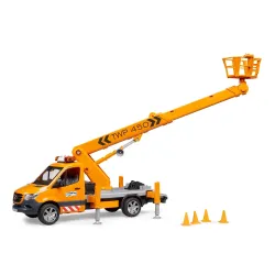 Žaislinis BRUDER MB Sprinter keltuvas su šviesos ir garso signalais 02679