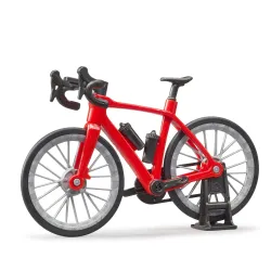 Žaislinis BRUDER lenktyninis dviratis su dviratininku 63110