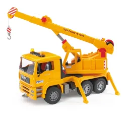 Žaislinis BRUDER MAN TGA kranas 02754