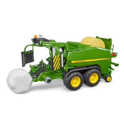 Žaislinis BRUDER presas-vyniotuvas John Deere C441R 02032