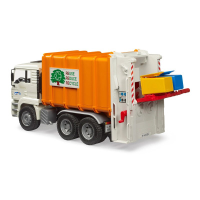 Žaislinė BRUDER MAN TGA šiukšliavežė 02772