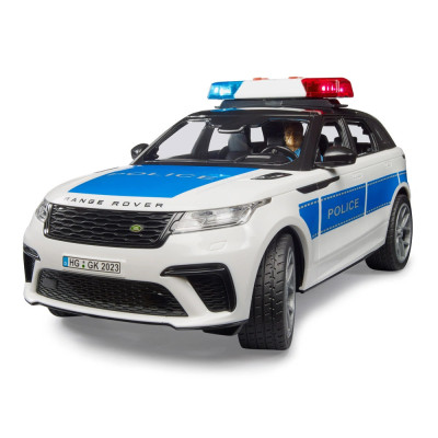 Žaislinis BRUDER Range Rover Velar policijos automobilis su figūrėle 02890