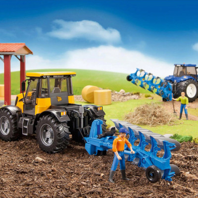 Žaislinis BRUDER pakabinamas plūgas Lemken 02331