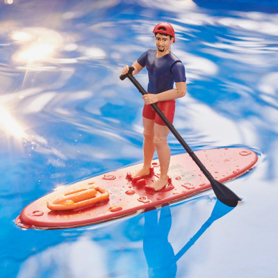 Žaislinis BRUDER gelbėtojų pikapas RAM 2500 su figūrėle 02506